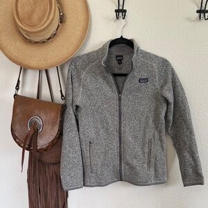 Patagonia Heather Gray Full-Zip Jacket